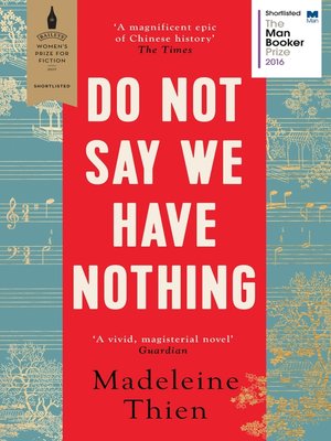 cover image of Do Not Say We Have Nothing